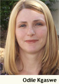 Odile Kgaswe, Architect